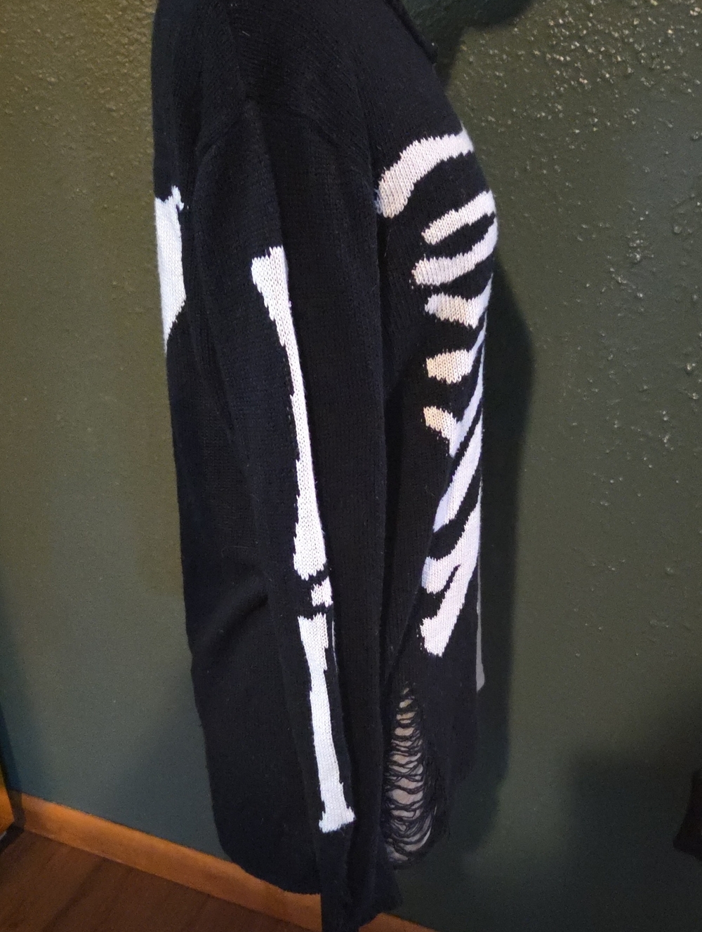 Distressed Skeleton Sweater - Picture 4 of 4